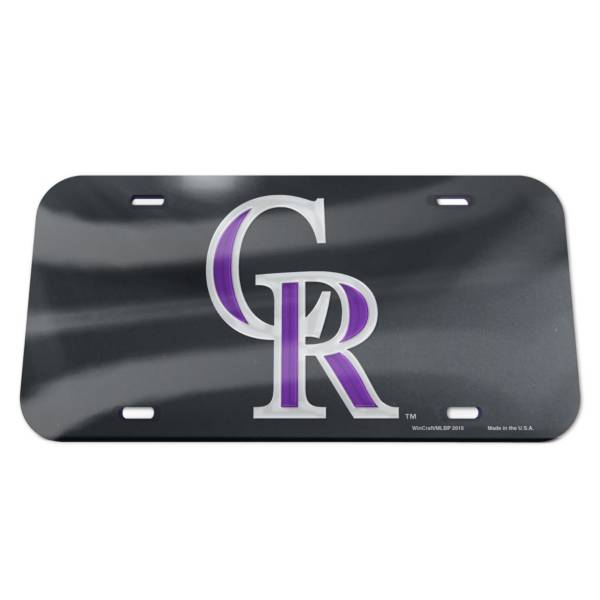 WinCraft Colorado Rockies License Plate