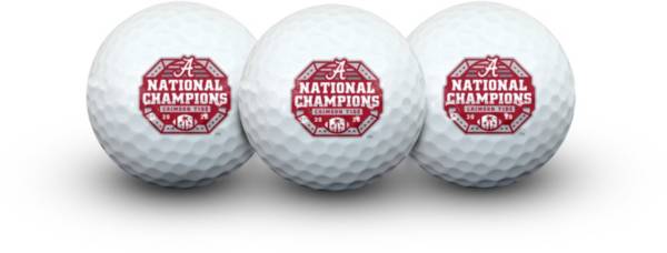 WinCraft Alabama Crimson Tide 2020 National Champions Golf Balls product image