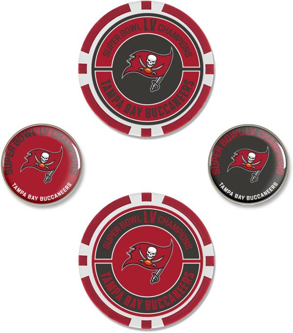 WinCraft Tampa Bay Buccaneers Super Bowl Champ Ball Marker Set