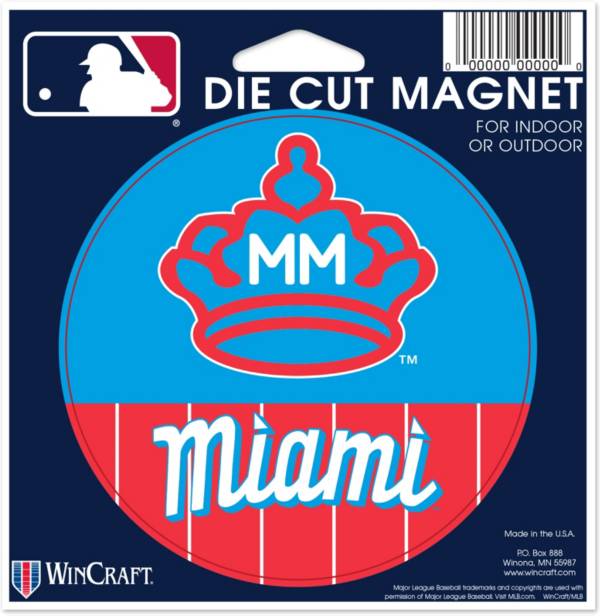 Wincraft Miami Marlins 2021 City Connect Die Cut Magnet