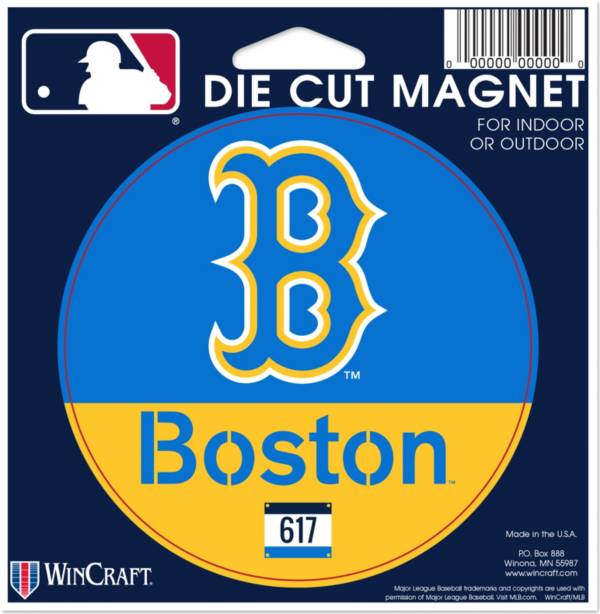 WinCraft Boston Red Sox 2021 City Connect Die -Cut Magnet