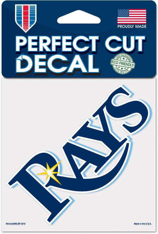 WinCraft Tampa Bay Rays 4'' x 4'' Decal
