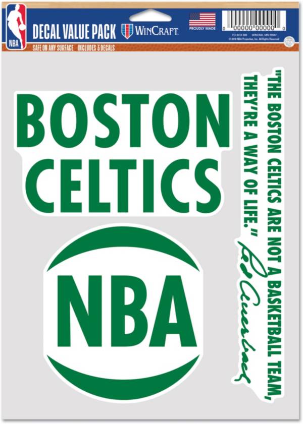 WinCraft 2020-21 City Edition Boston Celtics Decal 3-Pack