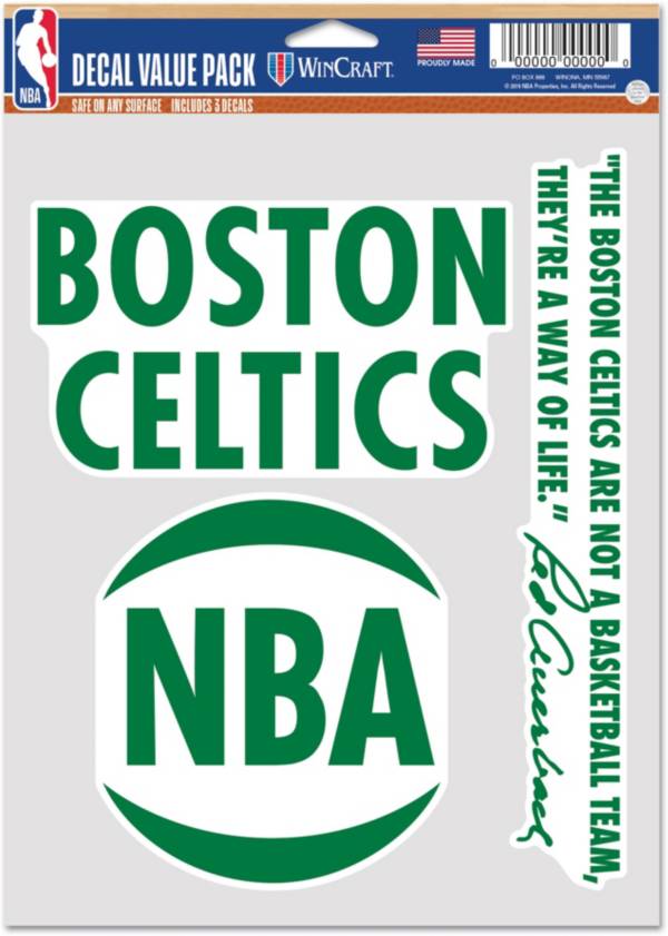 WinCraft 2020-21 City Edition Boston Celtics Decal 3-Pack