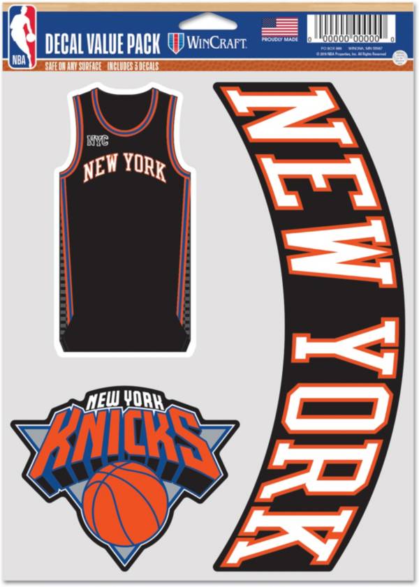 WinCraft 2021-22 City Edition New York Knicks 3-Pack Decal