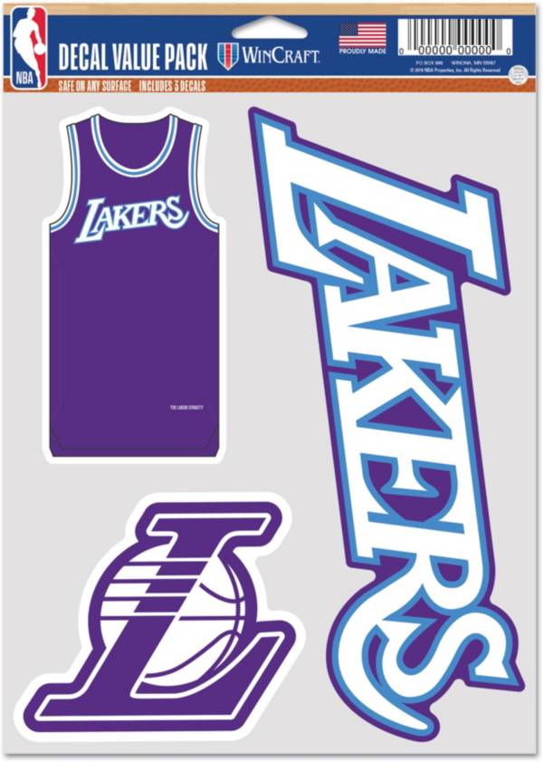 WinCraft 2021-22 City Edition Los Angeles Lakers 3-Pack Decal