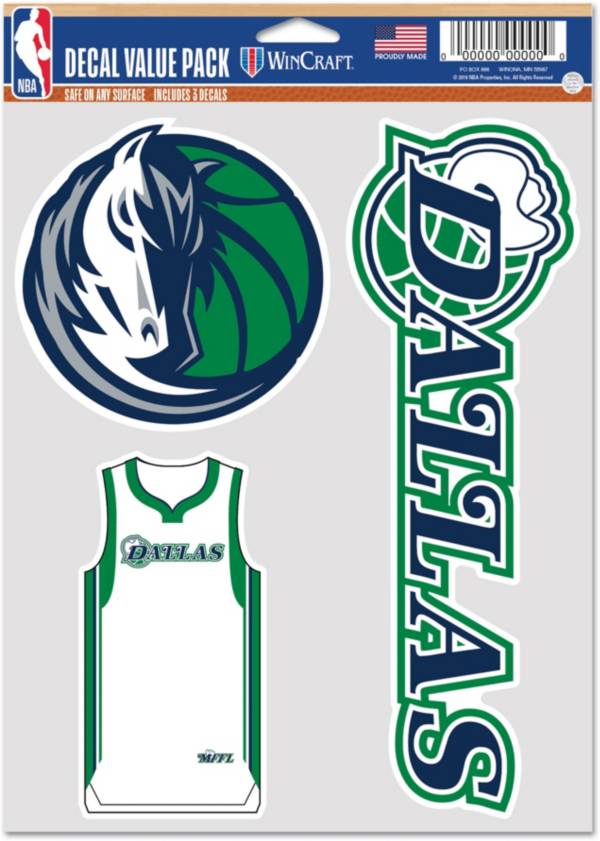 WinCraft 2021-22 City Edition Dallas Mavericks 3-Pack Decal