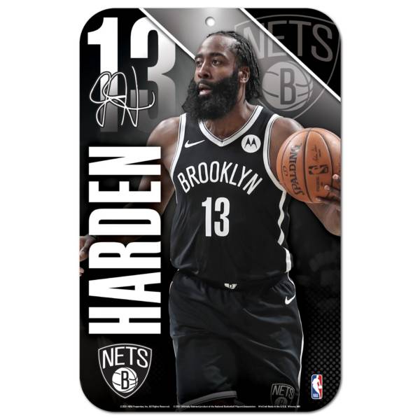 Wincraft Brooklyn Nets James Harden 11” x 17” Sign