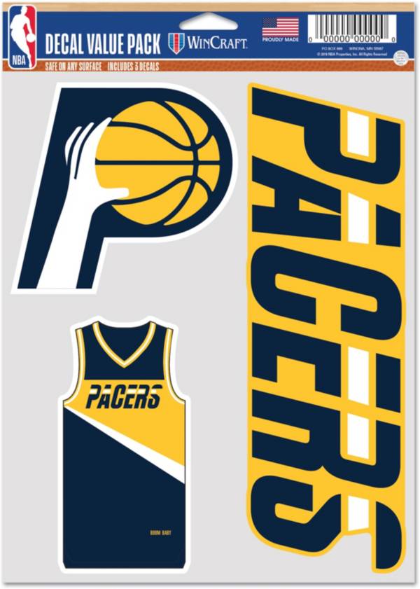 WinCraft 2021-22 City Edition Indiana Pacers 3-Pack Decal