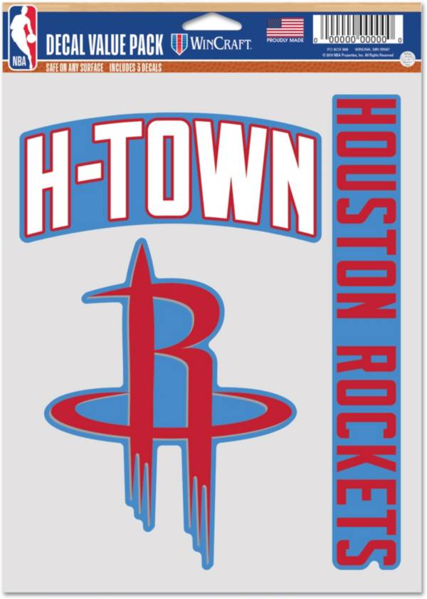 WinCraft 2020-21 City Edition Houston Rockets Decal 3-Pack