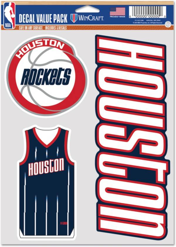 WinCraft 2021-22 City Edition Houston Rockets 3-Pack Decal