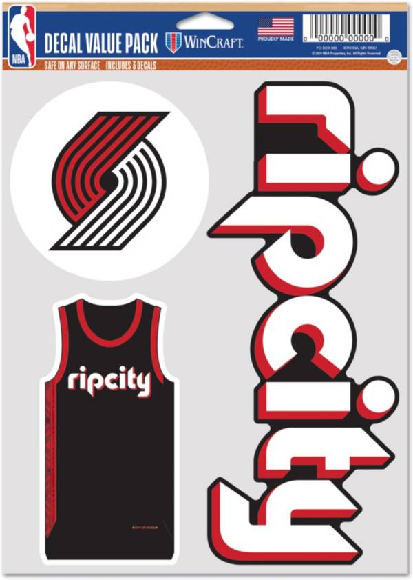 WinCraft 2021-22 City Edition Portland Trail Blazers 3-Pack Decal product image