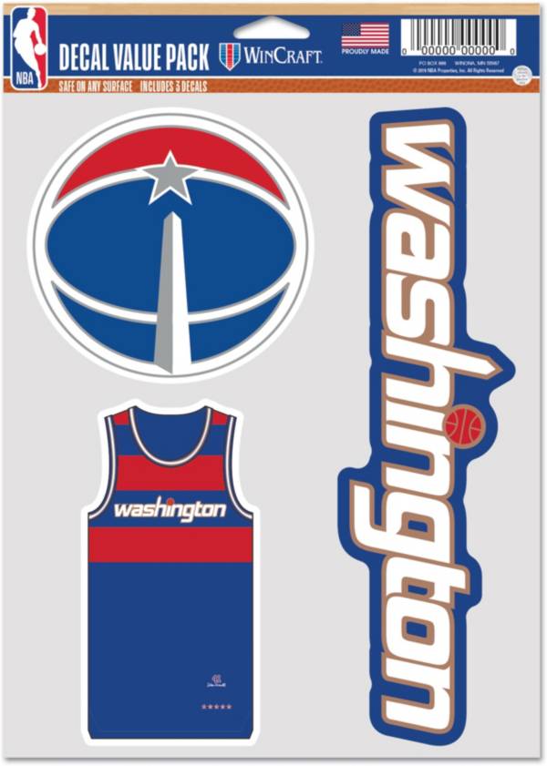 WinCraft 2021-22 City Edition Washington Wizards 3-Pack Decal