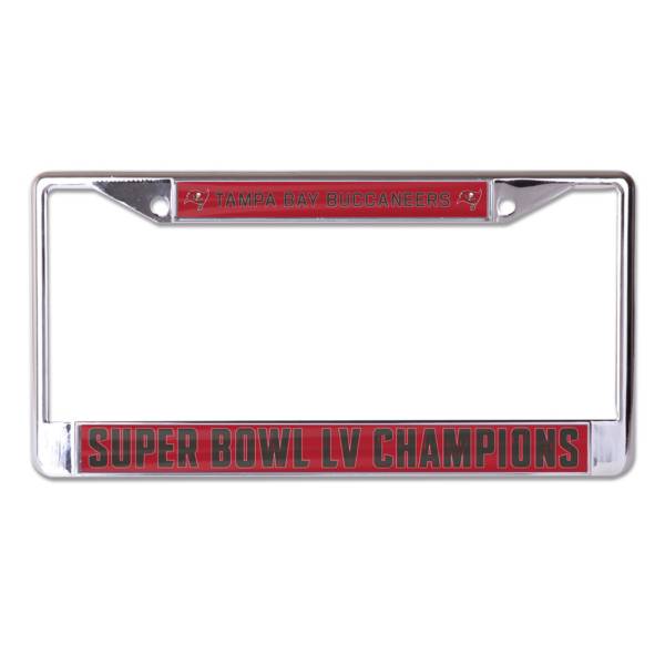 WinCraft Super Bowl LV Champions Tampa Bay Buccaneers License Plate Frame product image