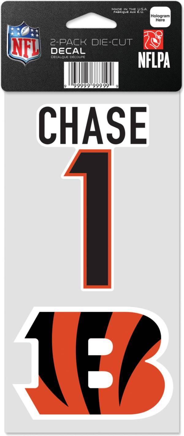 WinCraft Cincinnati Bengals Ja'Marr Chase 2 Pk. Decal