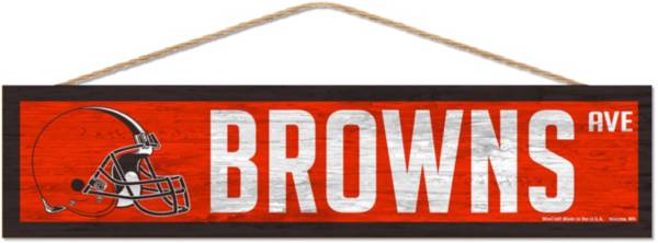 WinCraft Cleveland Browns 4'' x 17'' Wood Rope Sign product image