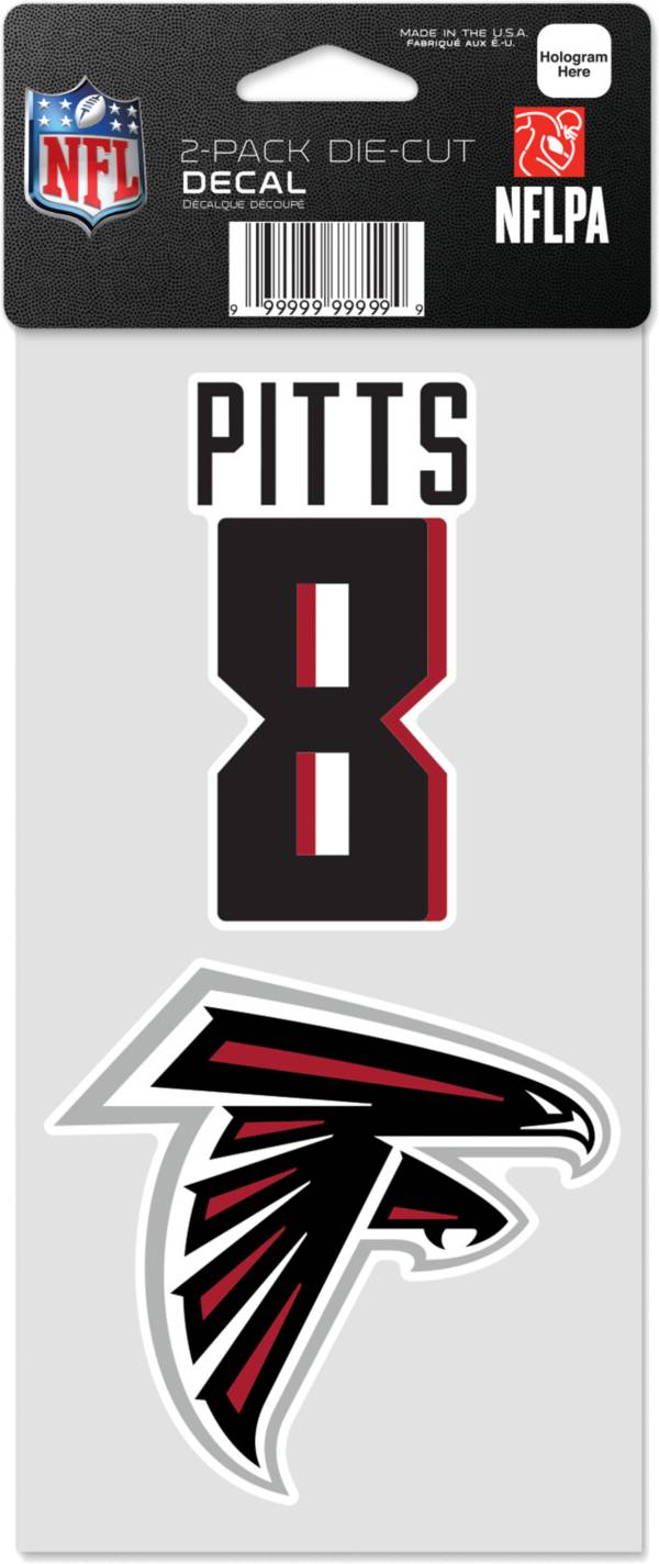 WinCraft Atlanta Falcons Kyle Pitts 2 Pk. Decal