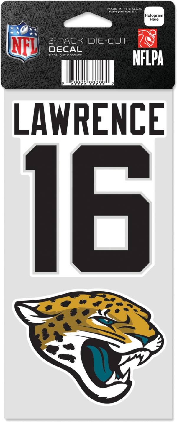 WinCraft Jacksonville Jaguars Trevor Lawrence 2 Pk. Decal
