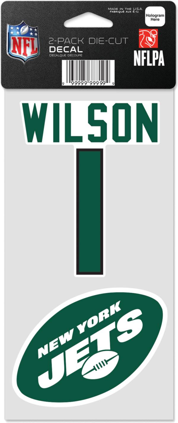 WinCraft New York Jets Zach Wilson 2 Pk. Decal