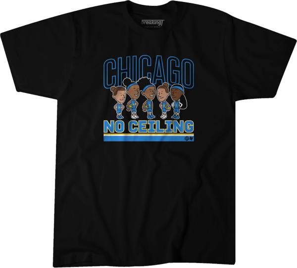 BreakingT 'Chicago No Ceiling' Graphic Black T-Shirt