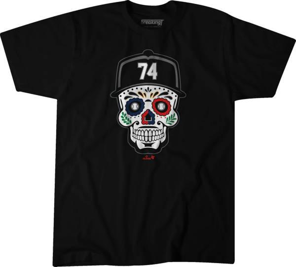 BreakingT Men's Black '74 Sugar Skull' Graphic T-Shirt