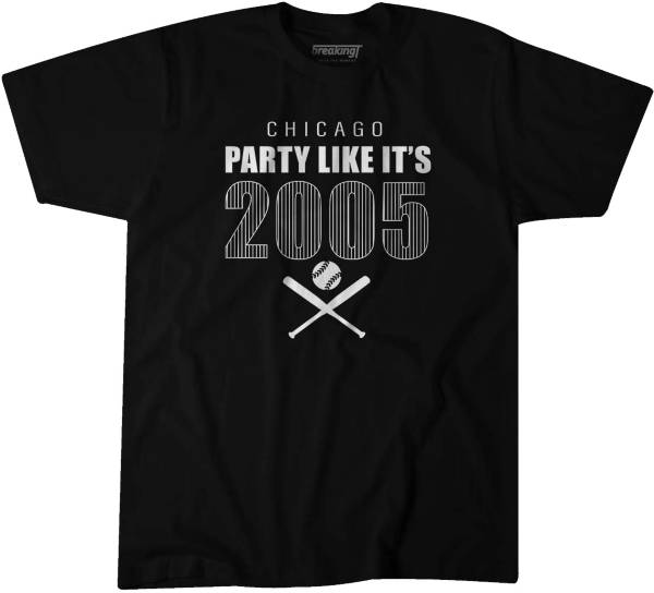 BreakingT Men's Black 'Party Like It's 2005' Graphic T-Shirt