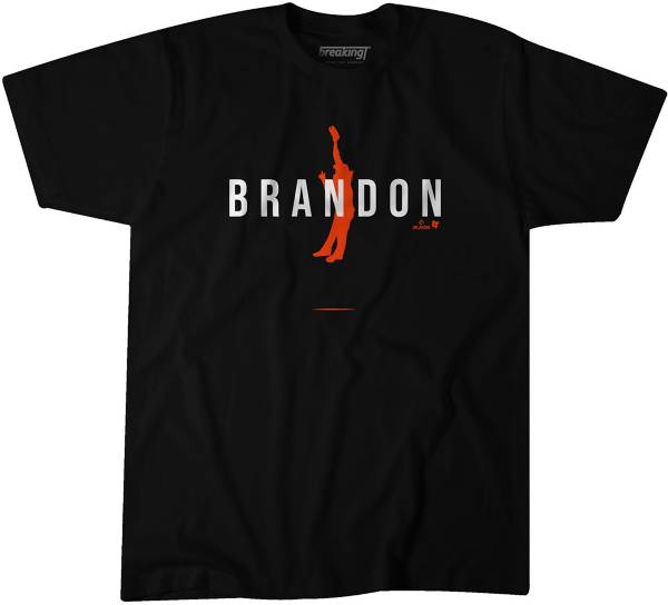 BreakingT Men's Black 'Air Brandon' Graphic T-Shirt