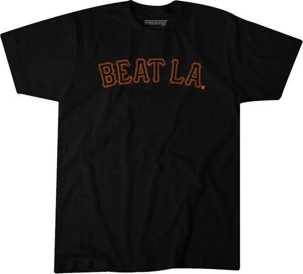 BreakingT Men's Black "Beat LA" Graphic T-Shirt