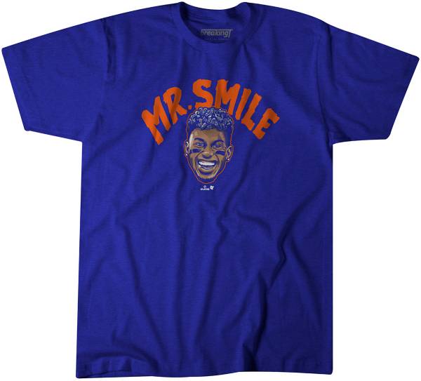 BreakingT Men's Mr. Smile Blue T-Shirt