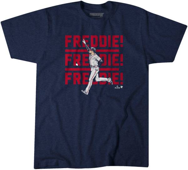 BreakingT Men's Navy 'Freddie X3' Graphic T-Shirt