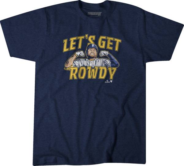 BreakingT Men's Navy "Get Rowdy" Graphic T-Shirt