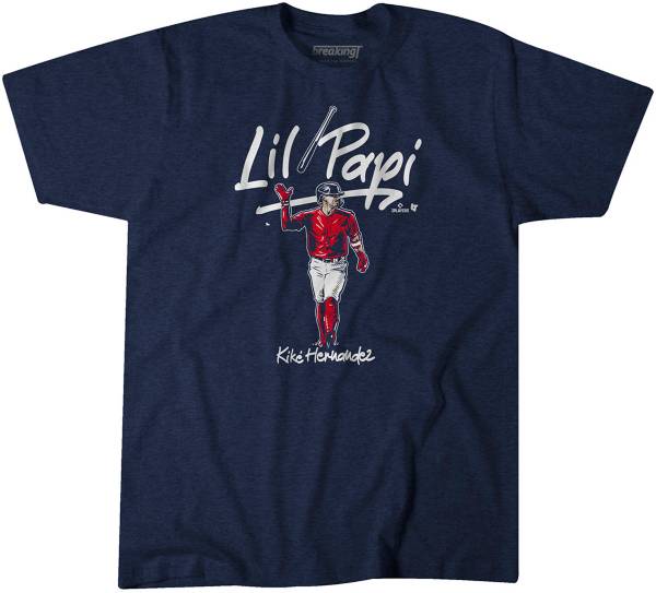 BreakingT Men's Navy 'Lil Papi' Graphic T-Shirt