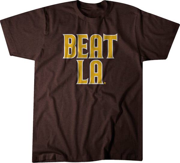 BreakingT Men's Brown 'Beat LA' T-Shirt