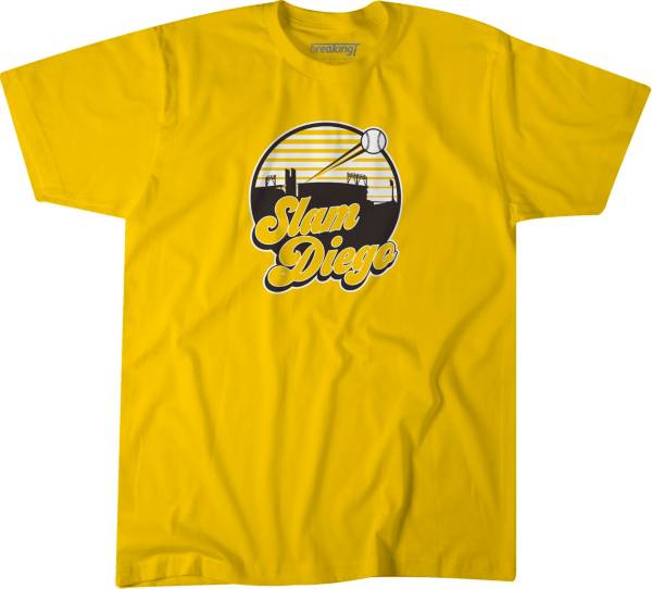 BreakingT Men's Slam Diego Stadium Gold T-Shirt