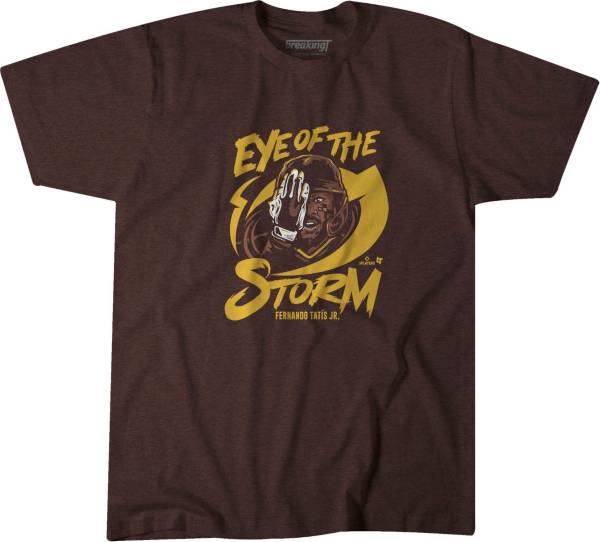 BreakingT Men's Brown 'Eye of the Storm' T-Shirt