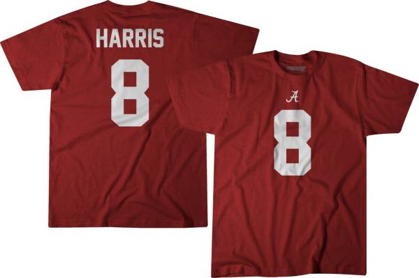 BreakingT Alabama Crimson Tide Christian Harris #8 Crimson T-Shirt