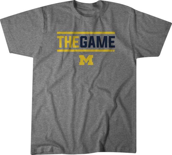 BreakingT Michigan Wolverines Grey 'The Game' T-Shirt