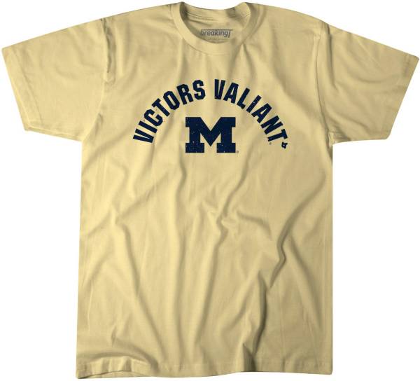 BreakingT Michigan Wolverines Maize Victors Valiant T-Shirt