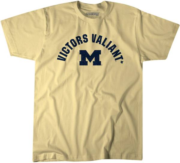 BreakingT Michigan Wolverines Maize Victors Valiant T-Shirt product image