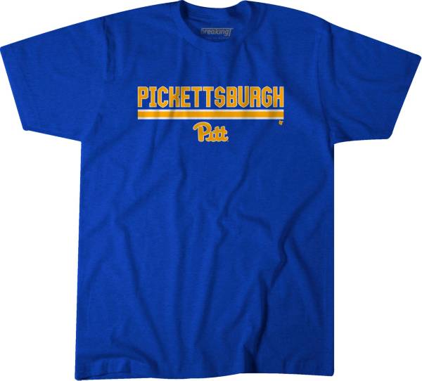 BreakingT Pitt Panthers Blue Kenny Pickett 'Pickettsburg' T-Shirt product image