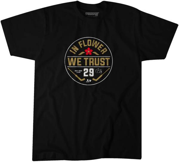 BreakingT In Flower We Trust Black T-Shirt