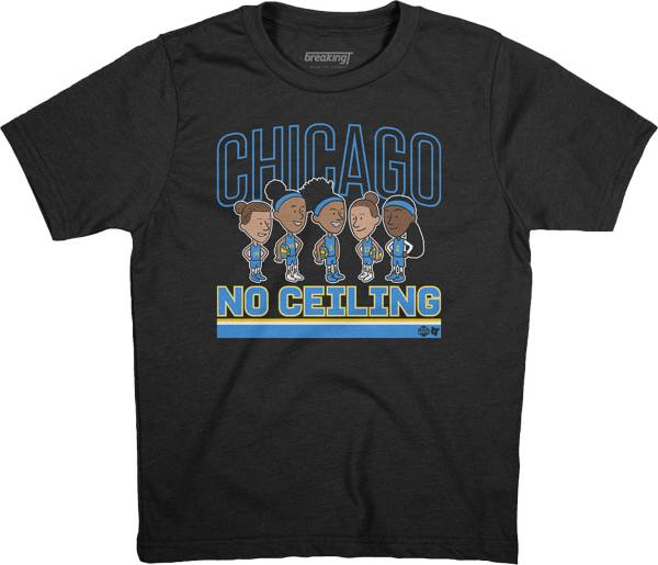 BreakingT Youth 'Chicago No Ceiling' Graphic Black T-Shirt