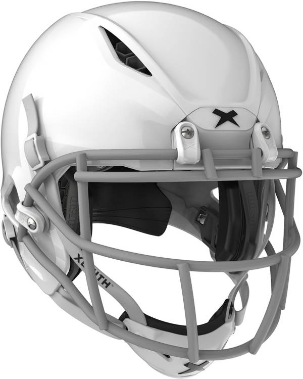 Xenith Shadow XR Youth Football Helmet with Steel Mask - White/Grey