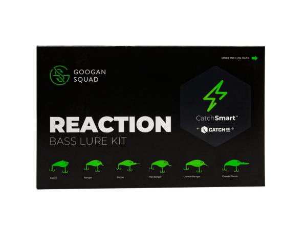 Googan Reaction CatchSmart Bass Fishing Kit Bundle