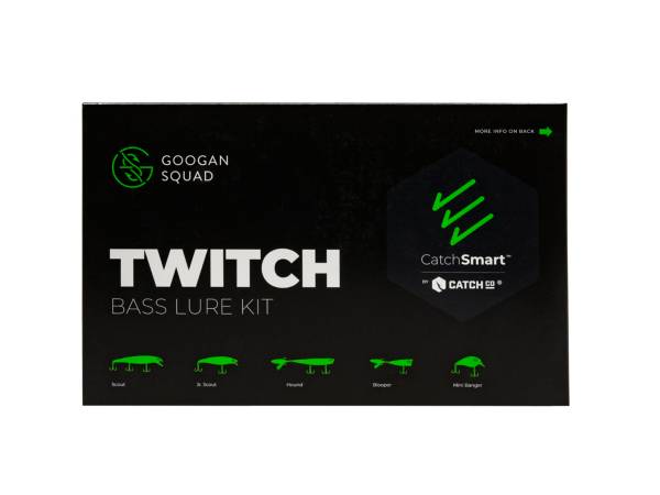 Googan Twitch CatchSmart Bass Fishing Kit Bundle