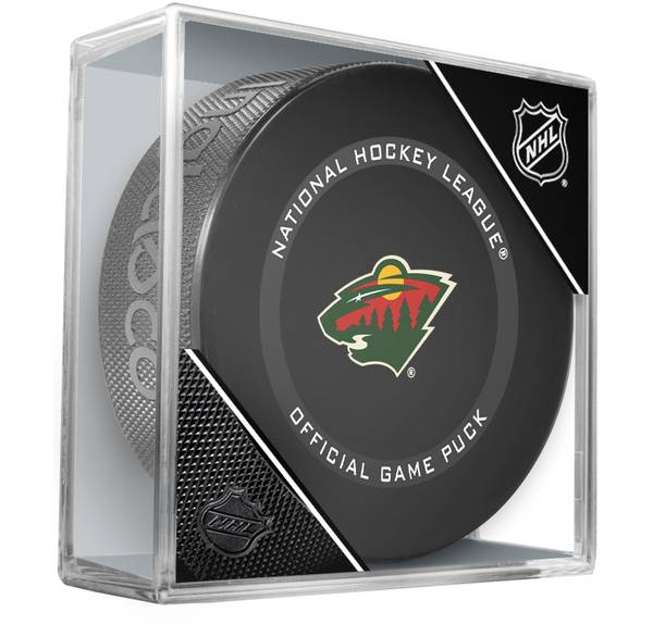 Inglasco Inc. Minnesota Wild '21-'22 Official Game Puck