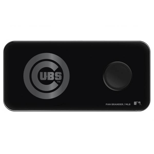 Fan Brander Chicago Cubs 3-in-1 Glass Wireless Charging Pad