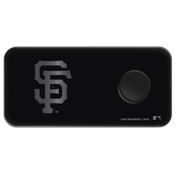 Fan Brander San Francisco Giants 3-in-1 Glass Wireless Charging Pad