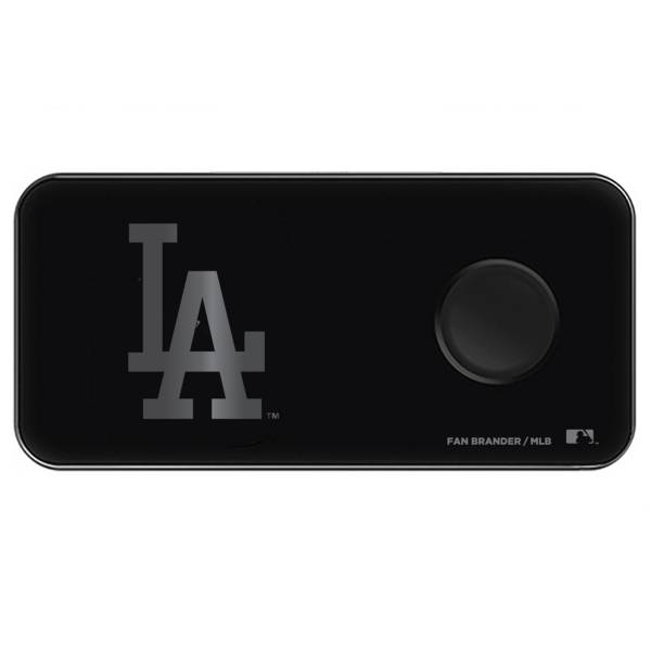Fan Brander Los Angeles Dodgers 3-in-1 Glass Wireless Charging Pad