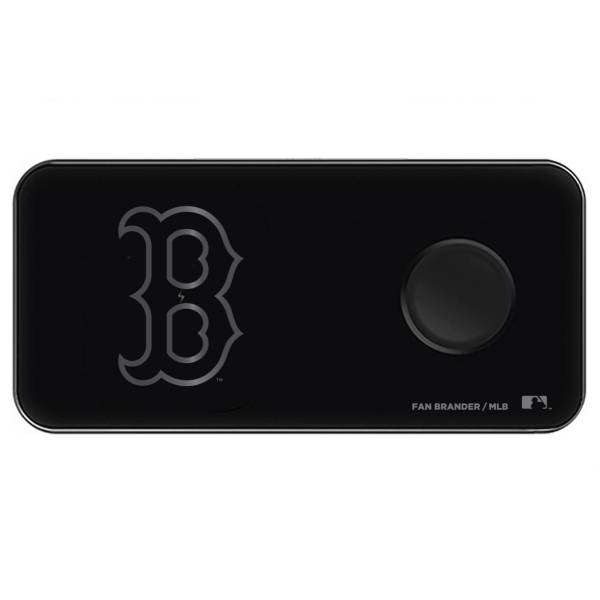 Fan Brander Boston Red Sox 3-in-1 Glass Wireless Charging Pad